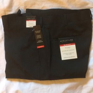 Men’s Structure Dress Pants 36/34 Slim Fit NWTS